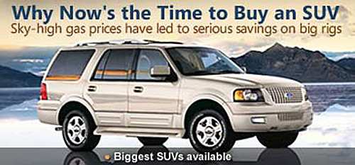 MSN SUV ad