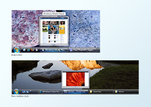 New Vista taskbar style
