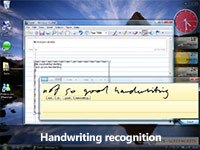 Handwriting recognition screencast
