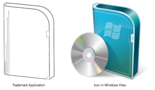 Microsoft Vista packaging trademark