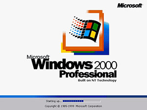 Windows 2000 bootscreen