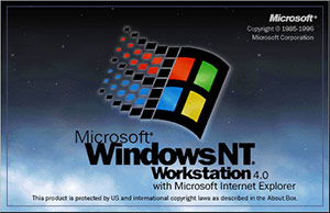 Windows NT 4.0 bootscreen