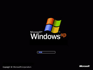 Windows XP SP2 bootscreen