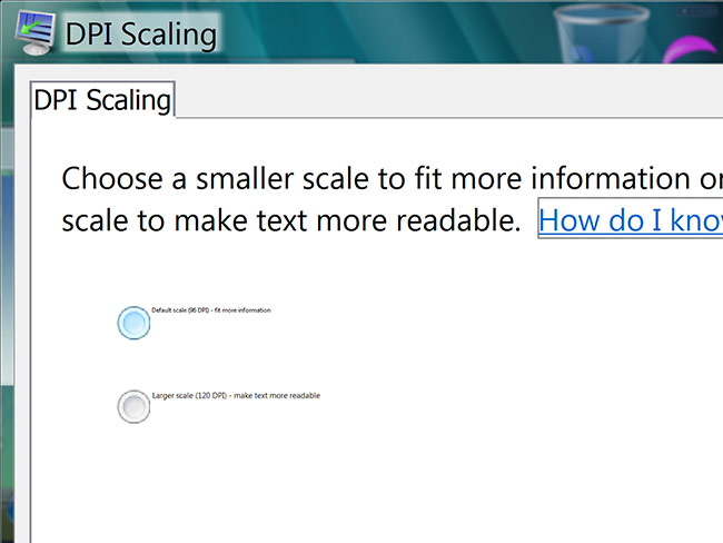 Windows Vista 480 DPI