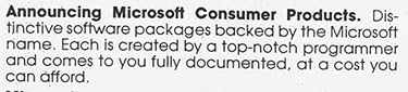 Microsoft Consumer Products