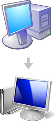 Windows XP vs Vista icons