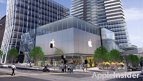 Apple store in Melbourne