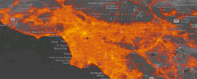 Hotmap at Los Angeles