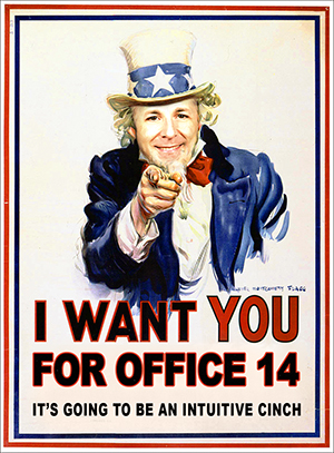 I want you for Office 14