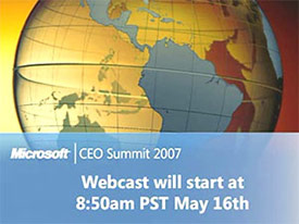 Microsoft CEO Summit 2007