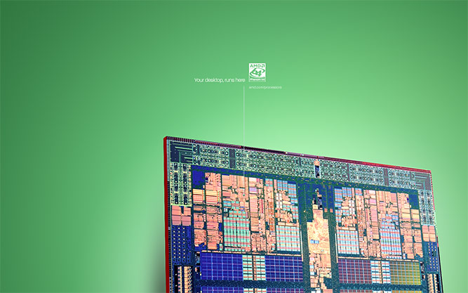 AMD Phenom wallpaper edited by Long Zheng