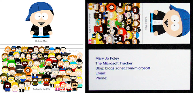 Mary Jo Foley business cards