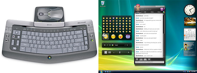 Wireless Entertainment Desktop 8000 - Yahoo Messenger for Windows Vista