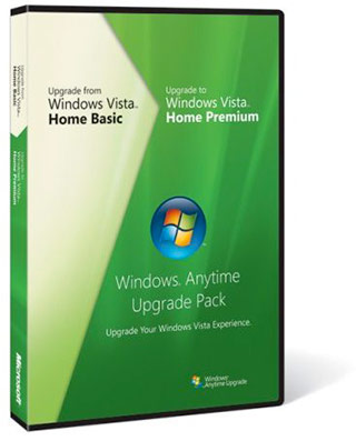 Windows Vista Anytime Upgrade Pack