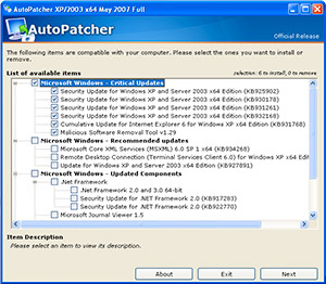 AutoPatcher screenshot