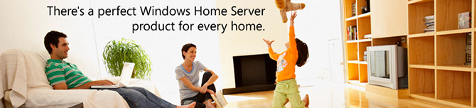 Windows Home Server website