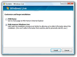 Windows Live installer
