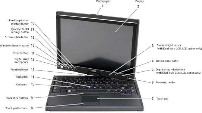 Where is Microphone on Dell Laptop  