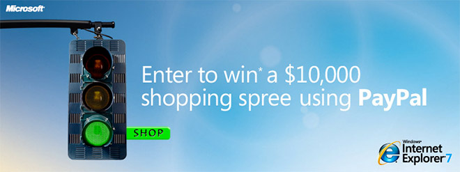 The IE7 Shop with More Confidence Sweepstakes