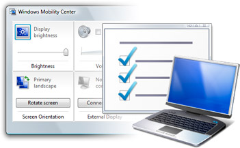 Windows Mobility Center