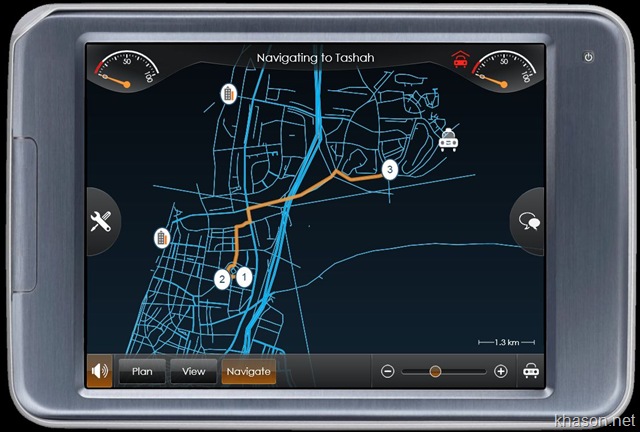 Better Place in-car console WPF prototype