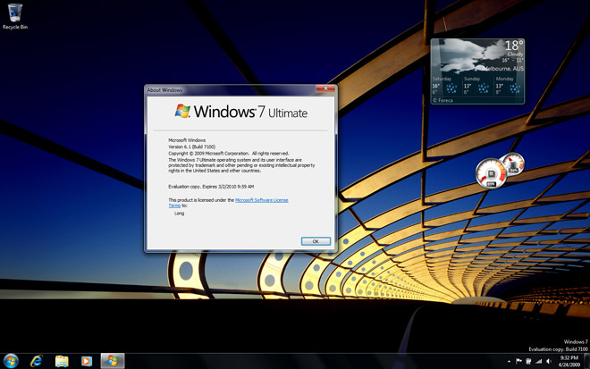 Windows 7 RC