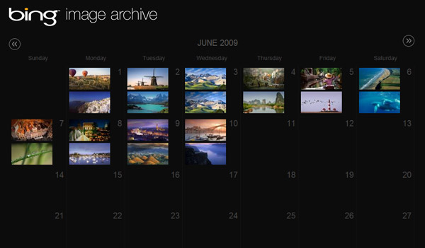 Bing Image Archive