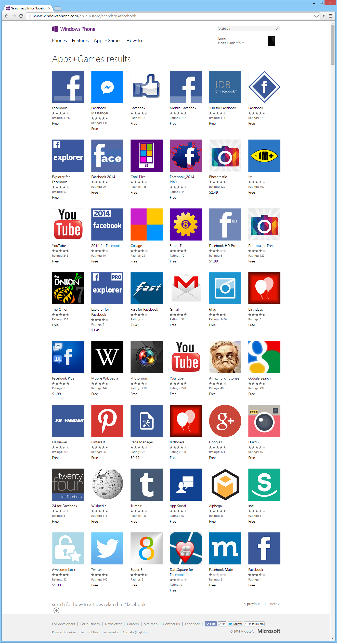 Sign into Windows Phone 8 apps with Facebook Login - Windows