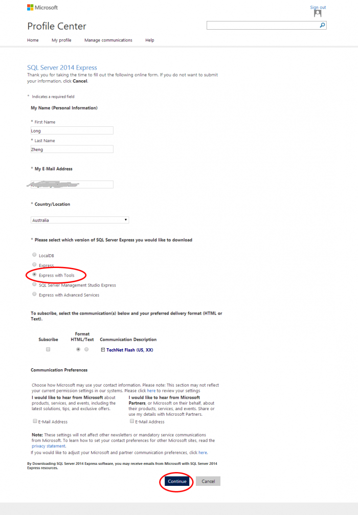 The 12 step process to download Microsoft SQL Server Express 2014 ...